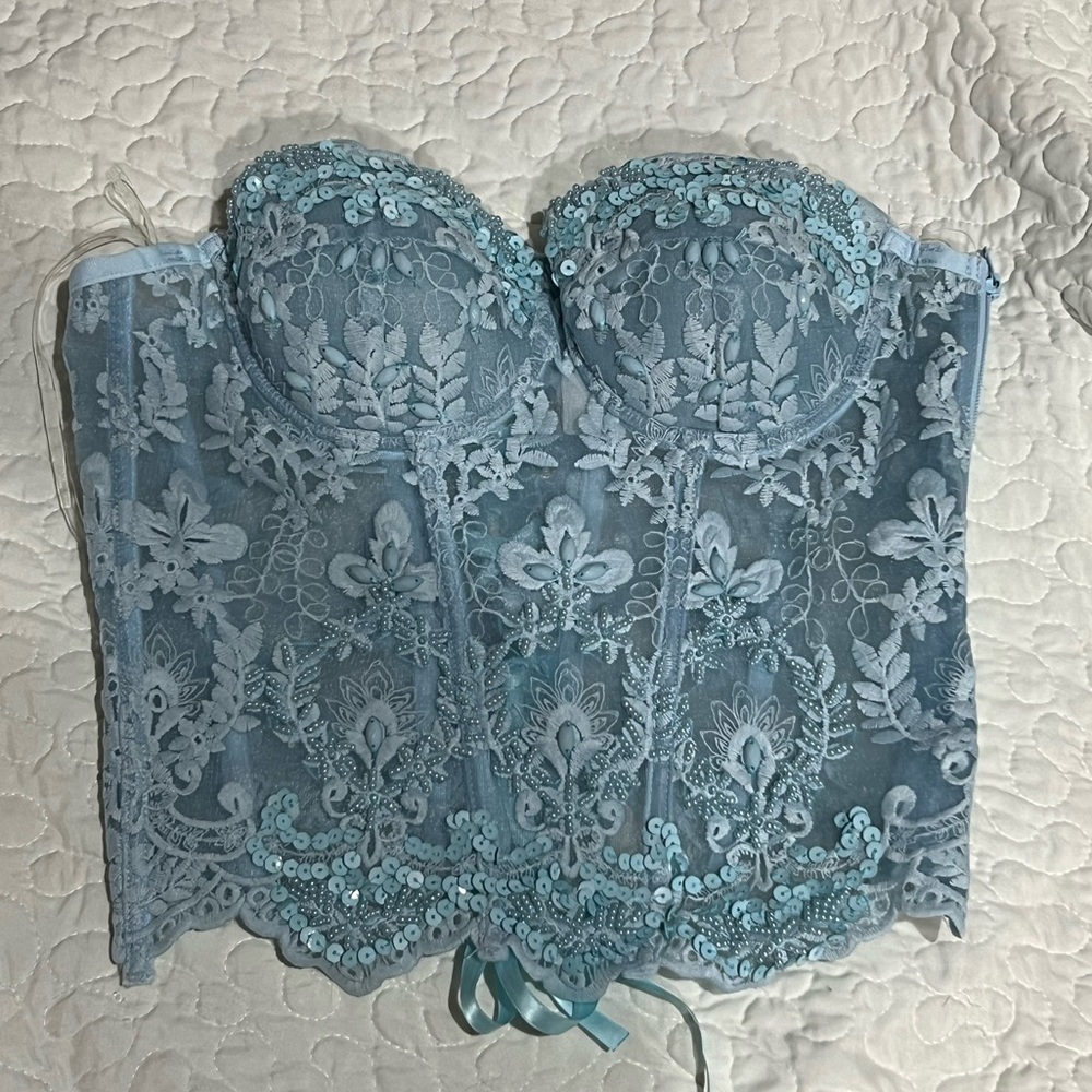 Beaded corset top